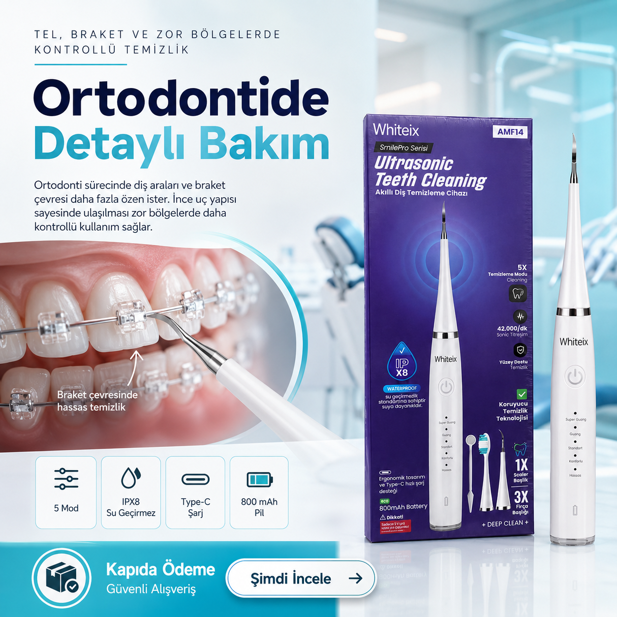 Ultrasonik Diş Taşı Temizleme Cihazı