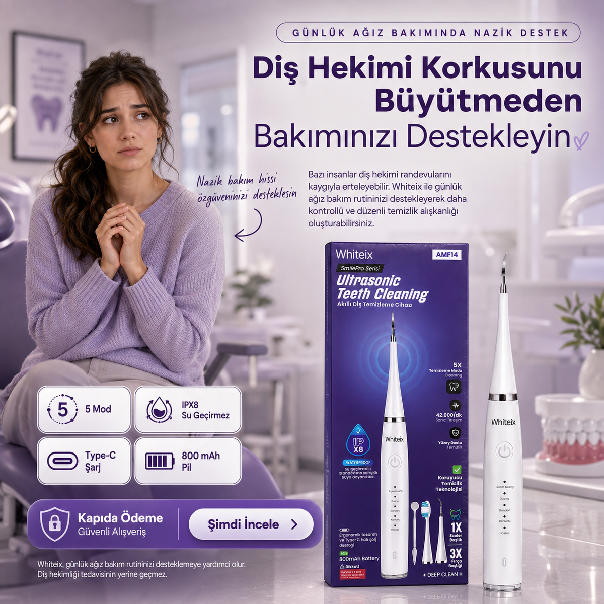 Ultrasonik Diş Taşı Temizleme Cihazı